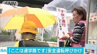 子どもの交通事故ゼロ目指し、安全運転呼び掛け(16/07/16)