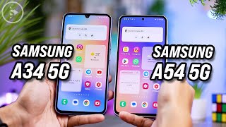 Samsung A34 5G vs A54 5G, Which One to Choose? Samsung Midrange Smartphone Comparison