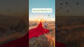 Social media vs reality #travel