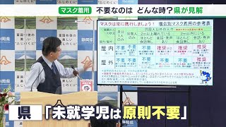 会話しなければ屋外でもOK着用不要なのはどんな時？川勝知事が見解未就学児は原則（静岡県）