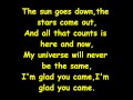 Glad You Came The Wanted-Lyrics