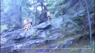 Swimming \u0026 Cliff Jumping in the Vernooy Kill, New York Swimming Holes