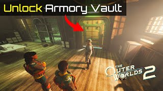 How to Unlock Armory Vault in Fairfield Jail | The Outer Worlds 2