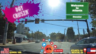 Atlanta - Decatur #dashcam #travel #blog #atlantageorgia #georgia #fyp #crusing #views #city