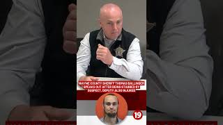 Wayne County Sheriff Thomas Ballinger speaks out after being stabbed by suspect, deputy also injured