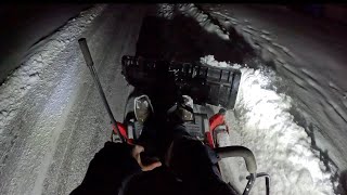 Plowing snow with my Toro Zero Turn mower