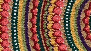 Crochet Mandala Stitch Along:  Rnds 26 - 40 | EASY | The Crochet Crowd