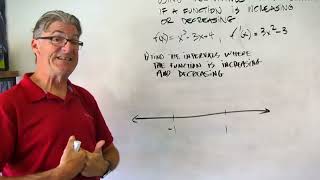 First Derivative: Turning Points, Increasing or Decreasing Intervals