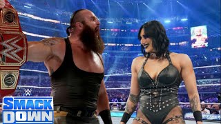 WWE Full Match - Rhea Ripley Vs. Braun Strowman : SmackDown Live Full Match