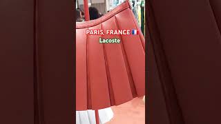 Paris, FRANCE : LACOSTE . BAGS..New Collections in Paris. February 2025 #lacoste #paris #lacostebags