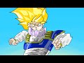 Goku arrives first than Trunks to earth / FAN ANIMATION - #flipaclip #dbzfananimation