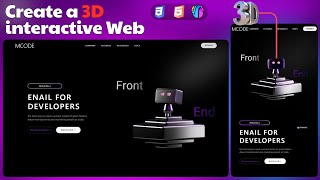Build a Stunning 3D Website with HTML, CSS & Spline! 🎨✨