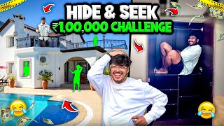 Playing Hide amp Seek in New TSG BOOTCAMP😍 Last To Get Out Wins 100000₹ 1Vs15😱 Jash Dhoka Vlog