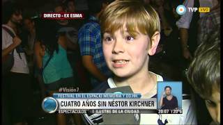 Visión 7 - Homenaje a Kirchner en la ex ESMA