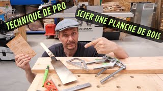 comment scier une planche de bois