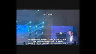 Allahyarham Datuk S. Atan final performance “Getaran Jiwa” (1 Nov 2024)