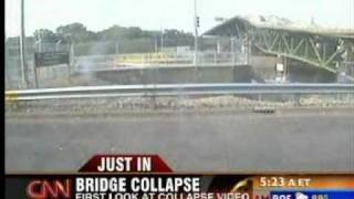 35W Bridge Collapse LIVE VIDEO ACTUAL Minneapolis Minnesota