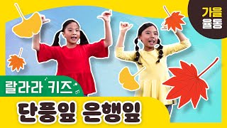 단풍잎 은행잎 동요 뮤지컬버전🍁 | 이민숙작곡.작사 ㅣ어린이율동 | 예쁜 가을 풍경에 어울리는 신나는 율동 출까요?🎵 | 랄라라키즈