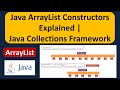 Java ArrayList Constructors Explained | Java Collections Framework