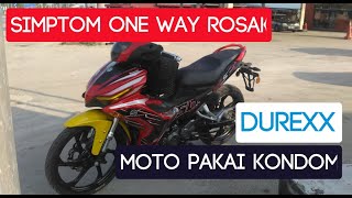 RFS150i PAKAI GEAR RUBBER & TANDA ONE WAY BEARING ROSAK | Ingat orang je pakai kondom ??