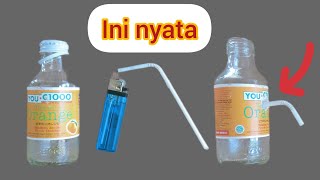 Nyatanya bisah tembus juga || Cara Melubangi Botol Kaca Part 08|| how to hole glass #tutorial #triks