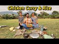 500 KM door jake kari Cooking? Chicken curry and Rice cooked in the Mountain village