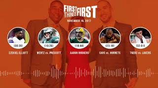 First Things First audio podcast(11.16.17)Cris Carter, Nick Wright, Jenna Wolfe | FIRST THINGS FIRST