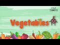 Vegetables | Cartoon for Toddlers | Vegetables Rhymes| Easy English Poem | School Rhymes