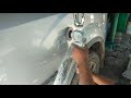 part 1 xuv 500 w11 quarter panel and door denting and painting. car dent puller in chandigarh