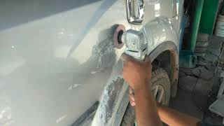 part 1 XUV 500 W11 quarter panel and door Denting and painting. car dent puller in Chandigarh