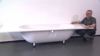 burgbad Crono dimensionally flexible bath installing guide english