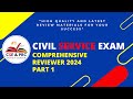 Comprehensive Civil Service Examination Reviewer 2024 Part 1