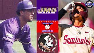 JMU vs #9 Florida State Highlights G3 2025 College Baseball