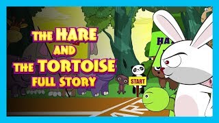 The Hare And The Tortoise Full Story In English || Kids Hut Stories - Tia And Tofu Storytelling