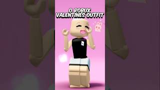 FREE VALENTINES OUTFIT #roblox #robux #shorts