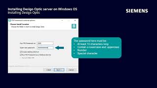 10. Desigo Optic – Engineering Fundamentals – Installing Desigo Optic on Windows OS