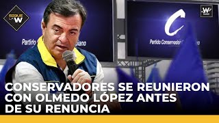 Conservadores se reunieron con Olmedo López antes de su renuncia | Sigue La W | W Radio