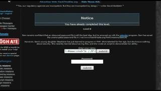 Hack This Site - Basic 1 through 11 in 7 minutes + explanation.