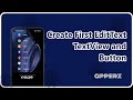 How to create EditText TextView and Button android