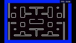 Pac Man Intellivision Gameplay