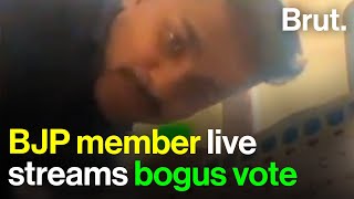 BJP member live streams bogus vote