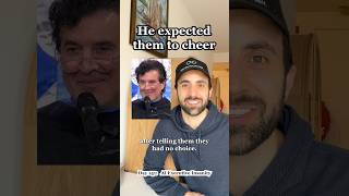 He actually expected them to cheer, after he told them they have no choice.