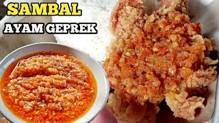 Resep Cara Membuat Sambal Ayam Geprek Untuk Jualan