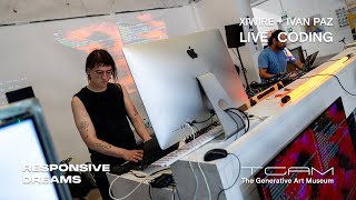 Live Coding with Xiwire (visuals) + Iván Paz (audio) @ Responsive Dreams Festival