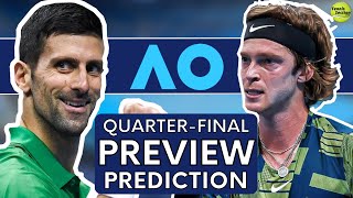 Novak Djokovic vs Andrey Rublev - Match Preview & Prediction - 2023 Australian Open