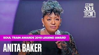 Anita Baker Accepts The 2010 Soul Train "Legend Award"