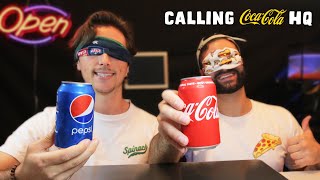 Coke vs Pepsi blind taste test (Called Coke HQ to apologize)