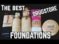 THE BEST DRUGSTORE FOUNDATIONS with DEMO FOR EACH