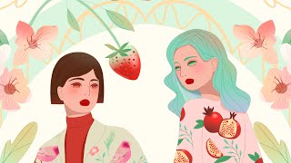 Draw with Me | Create two characters in the style of art nouveau