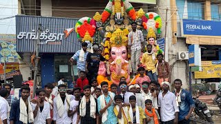 Vinayaka chaturthi 🙏 🥁🥁🥁 krishnapuram ambur 👑🫂🕺🪩